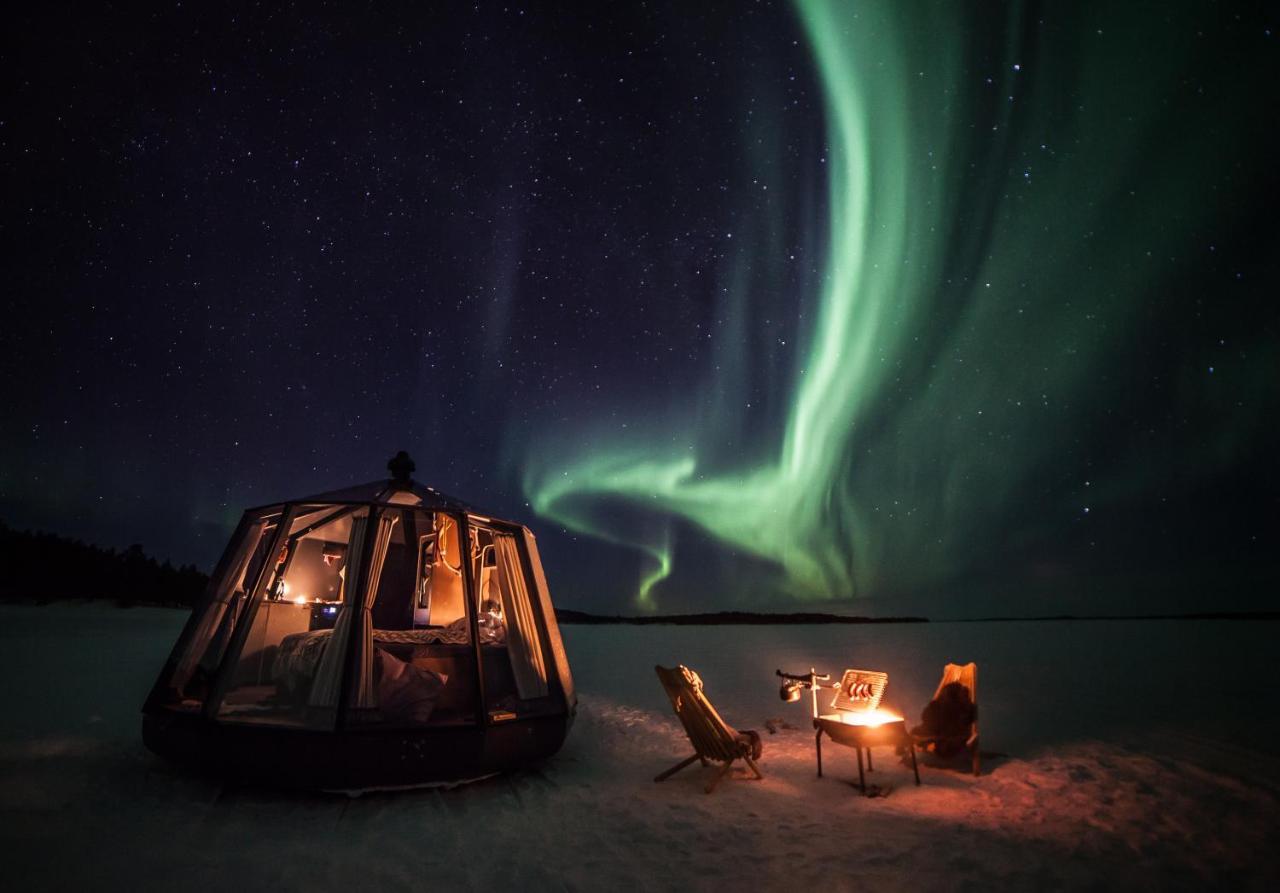 Vikajaervi Lake View Experience Igloos Rovaniemi Kültér fotó