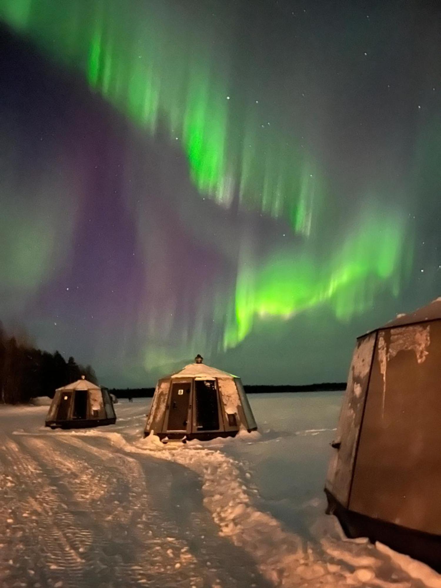 Vikajaervi Lake View Experience Igloos Rovaniemi Kültér fotó