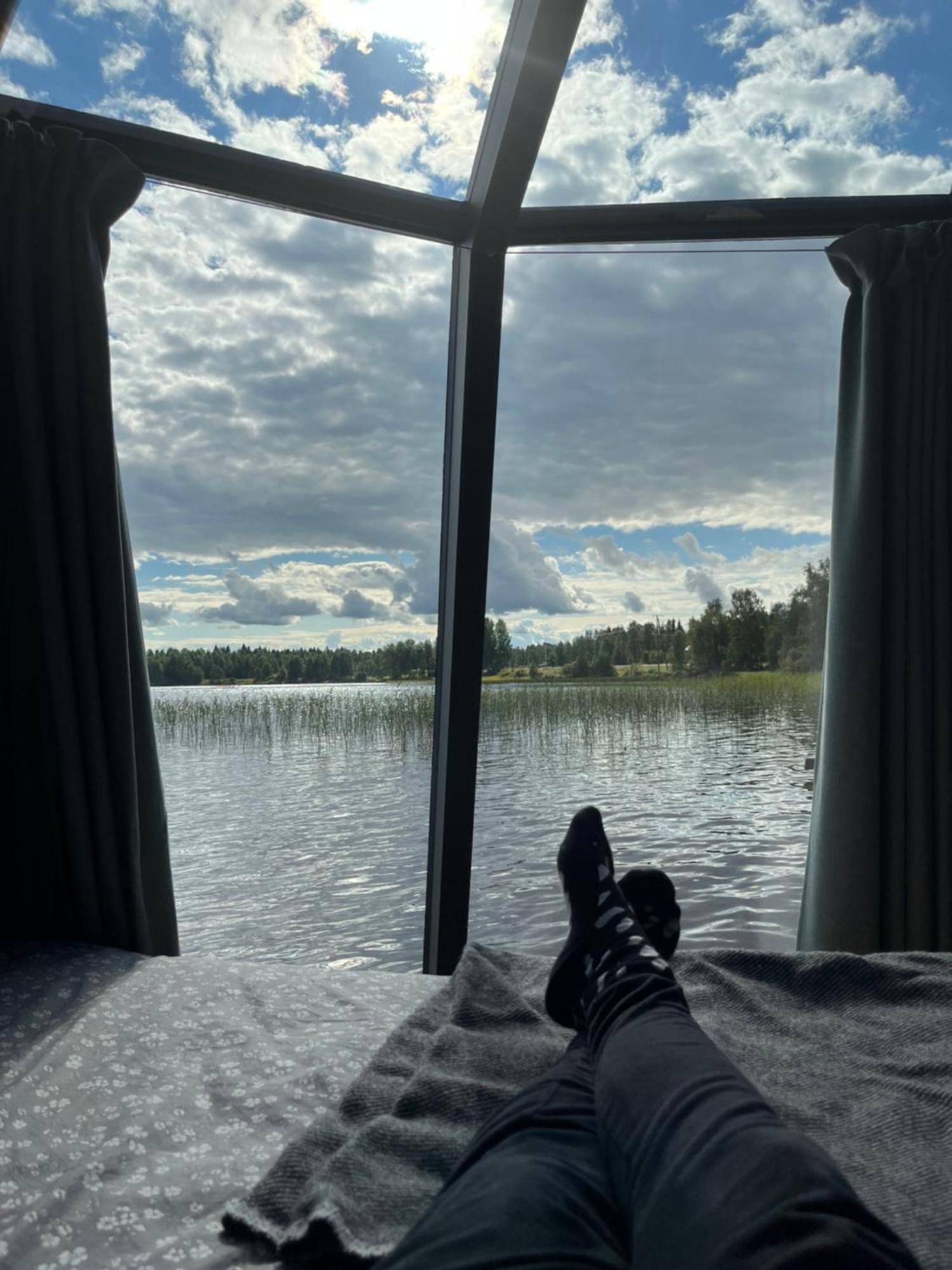 Vikajaervi Lake View Experience Igloos Rovaniemi Kültér fotó