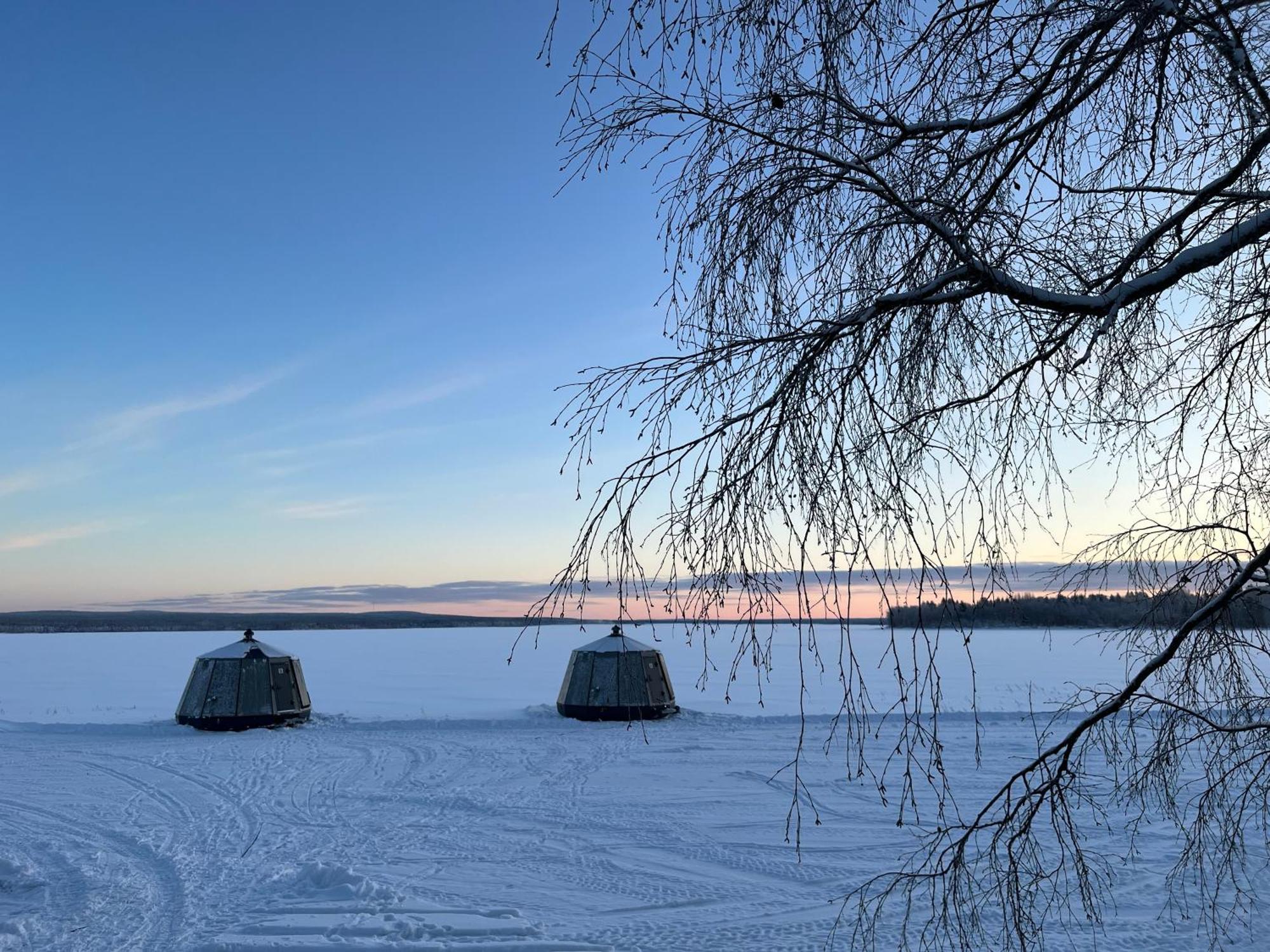 Vikajaervi Lake View Experience Igloos Rovaniemi Kültér fotó