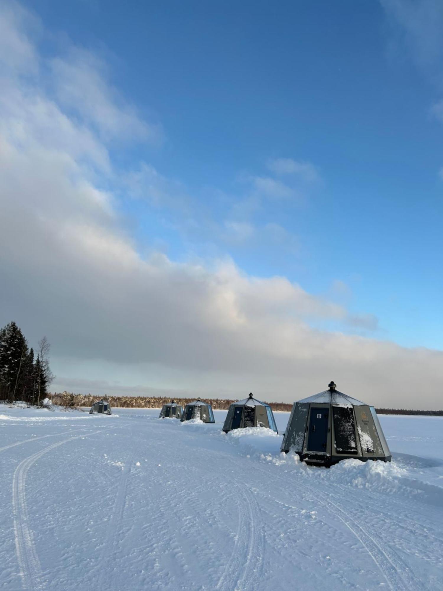 Vikajaervi Lake View Experience Igloos Rovaniemi Kültér fotó